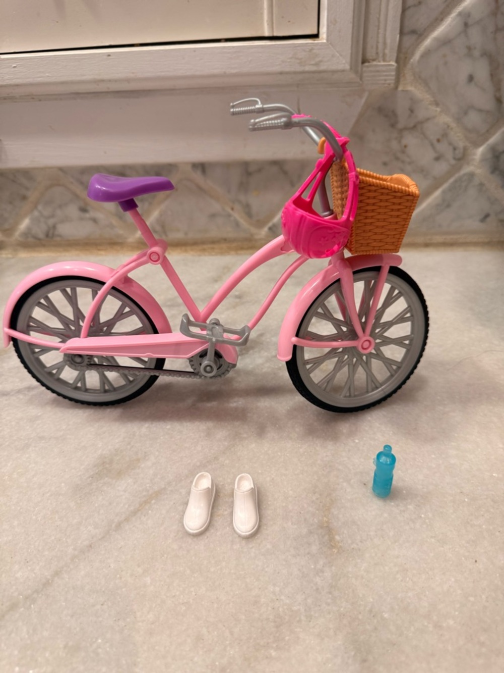 Barbie pink bicycle